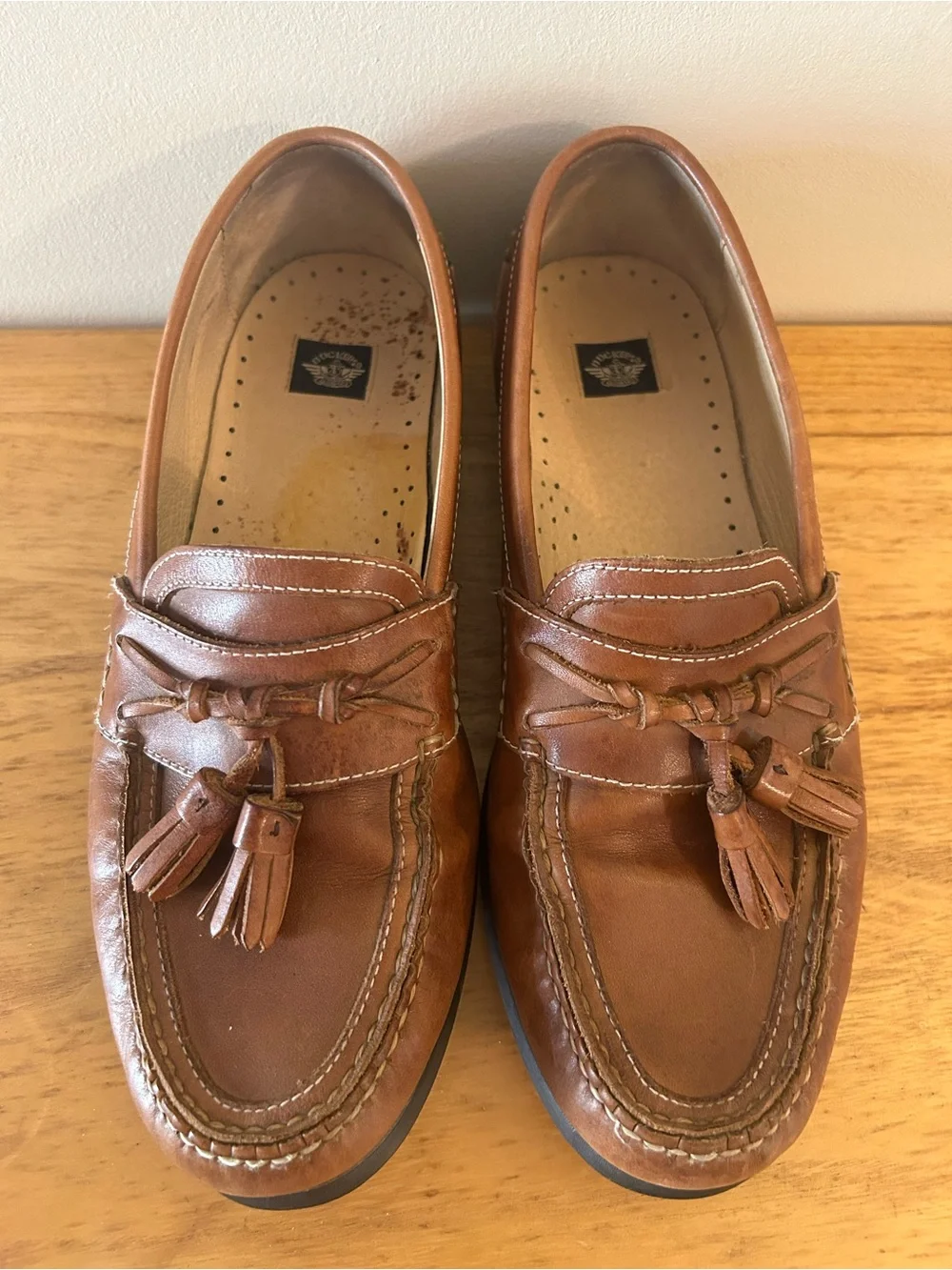 Dockers chestnut leather